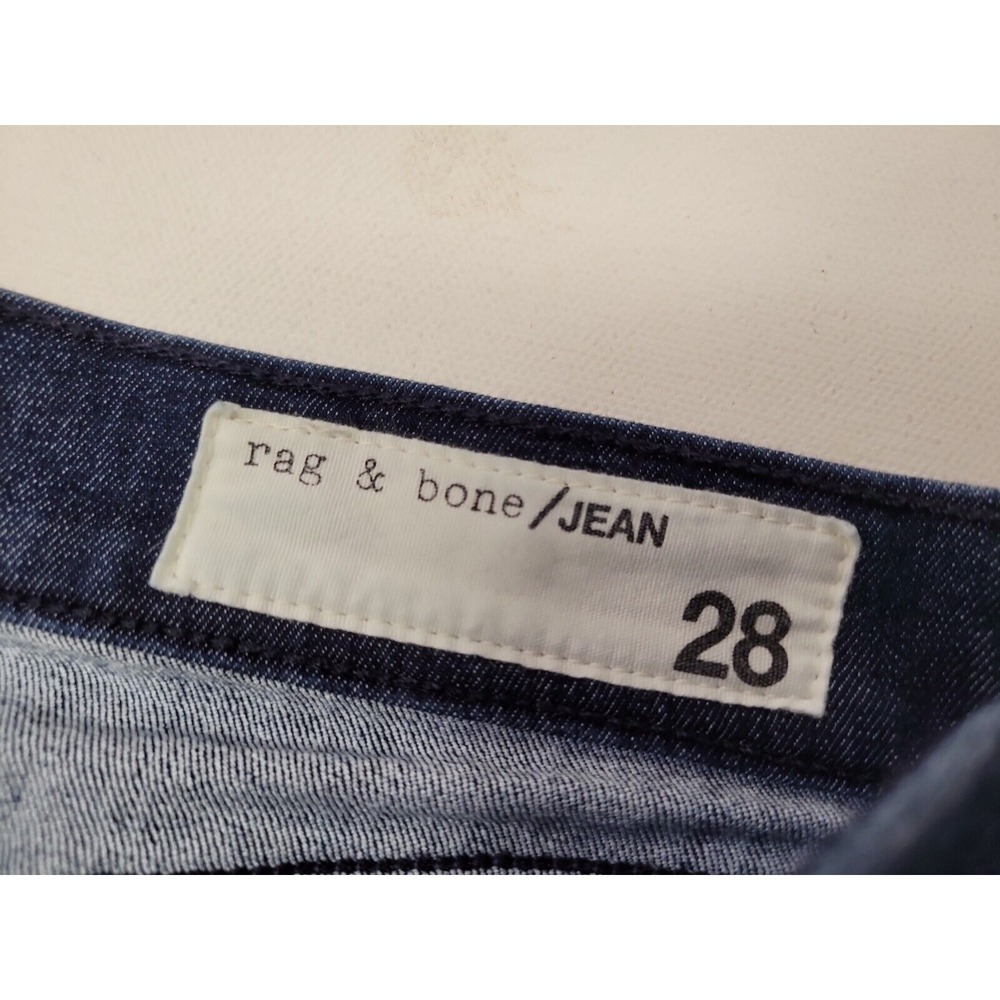 Rag & Bone Mid-Rise Skinny Jeans Indigo Wash $195 W1502K122IND Japanese Denim 28 - Picture 3 of 8
